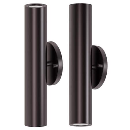 Globe Electric Globe Electric Matteo Matte Black Switch LED Wall Lantern 32965